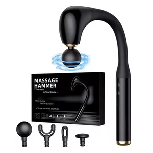 LJ Factory Deep Tissue Massager <span class=keywords><strong>Pistolet</strong></span> à <span class=keywords><strong>massage</strong></span> électrique Fascial Vibration Stick Hammer Pistolets de <span class=keywords><strong>massage</strong></span> corporel à long manche - Product Image 4