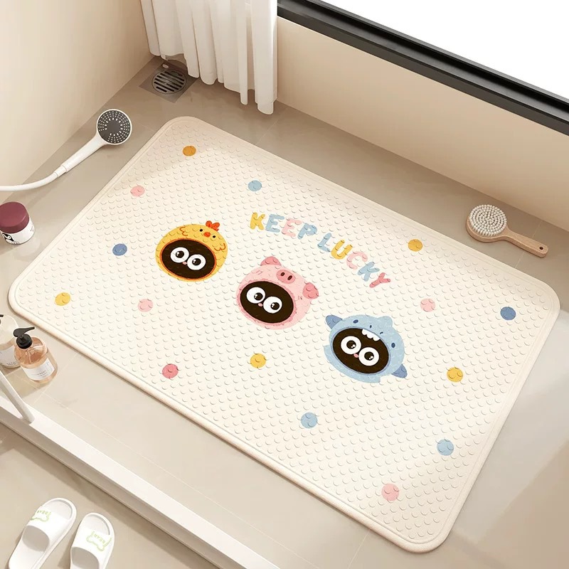 White/colorful dots+Penguin