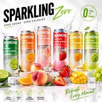 Verse fruitsoda dranken 300ML blikjes bruisend suikervrij sap smaken OEM frisdrank fabrikant aangepaste label drank