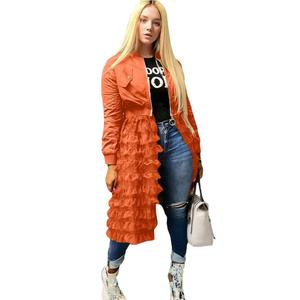Chaquetas de Mujer con Diseño de Burbujas y Empalmes a la Moda - Product Image 1