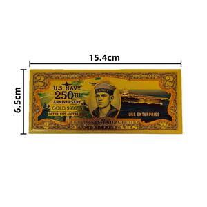 Billet de banque commémoratif en <span class=keywords><strong>or</strong></span> de haute qualité, imperméable, pour le 250e anniversaire des États-Unis, édition 2026, idéal comme cadeau souvenir - Product Image 5