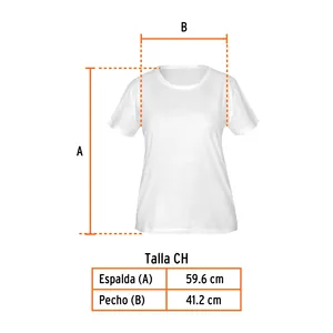 Maglietta Master con collo rotondo da donna 72 unità, bianca, CH, truper - Product Image 2