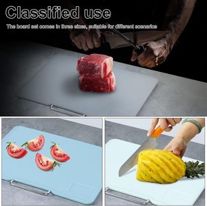 Planche à découper transparente antidérapante 3 en 1, nouvelle, personnalisée, en plastique de qualité alimentaire, avec support de rangement, compatible lave-vaisselle - Product Image 4