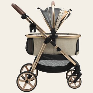 उच्च स्तर की पालतू ट्रॉली का निर्माण पालतू कुत्ता बिल्ली ट्रॉली लक्जरी पालतू वाहक और यात्रा उत्पाद - Product Image 5