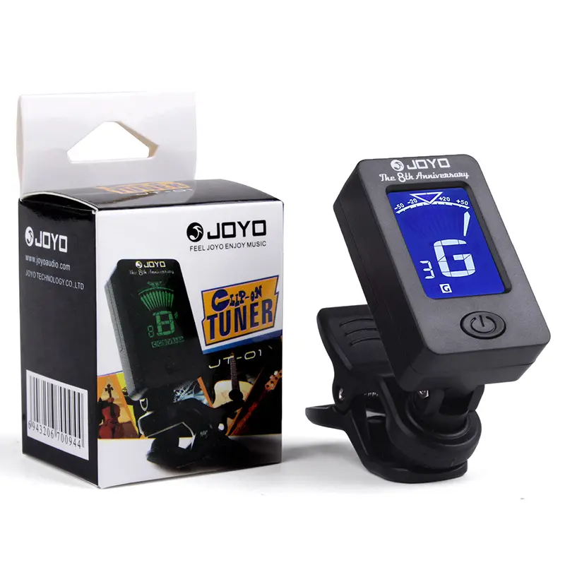 Joyo JT-01 Gitaar Tuner Voor Gitaar Basviool Ukelele Clip On Tuner