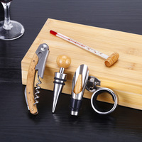 Ouvre-bouteille de vin en acier inoxydable avec couteau hippy pour boîtes-cadeaux en bois ou en cuir Construction métallique durable