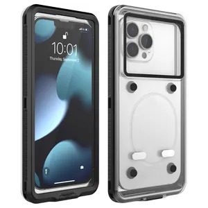 Custodie universali IP68 antiurto e impermeabili per cellulari, <span class=keywords><strong>cover</strong></span> protettiva trasparente impermeabile per tutti i telefoni - Product Image 1