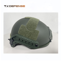 Casque tactique de sécurité PE/Aramide à coupe haute pour entraînement, avec système Wendy, protection de la tête, prix usine, idéal pour les achats multiples.