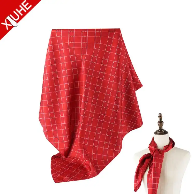डिजाइनर स्कार्फ आपूर्तिकर्ताओं चीन शॉल डिजिटल मुद्रित निराई लाल दुपट्टा कस्टम महिलाओं में 100% रेशम स्कार्फ