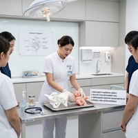Modelo de Pelvis Femenina con Muñeca de Feto, Modelo de Demostración de Parto Obstétrico para Enseñanza de Obstetricia, CE/ISO/ROHS/CNAS