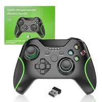 Nouvelle arrivée PC168 Manette de jeu sans fil 2.4G avec vibration pour PC et TV Box Double vibration