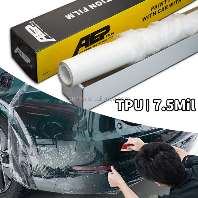 AEP High Glossy 152cm*15m Self-healing Easy Install TPU Car Paint Film Anti Yellow Ppf Film