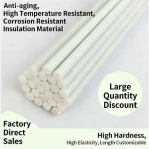 מוט גדר פיברגלס מלא 20 מ\\\"מ, אורך 1.2-2.7 מטר, דוגמא עגולה חלקה, לבניית גדר חשמלית, שירות חיתוך כלול - Product Image 4