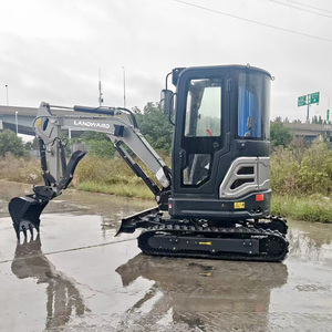 Mini Excavadora Industrial de 2500 kg para Uso Doméstico, con Motor y Orugas, Envío Gratuito, Fabricantes Chinos, Excavadora de 2.5 Toneladas, Gran Venta, Duradera - Product Image 1