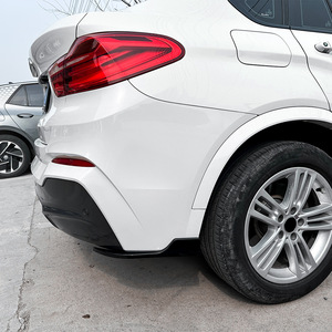 สปอยเลอร์มุมกันชนหลัง BMW X4 F26 M Sport ปี 2014-2018 สีดำเงา ลายคาร์บอนไฟเบอร์ แบบติดกาว - Product Image 2