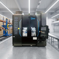Rectificadora Vertical CNC Automática para Materiales Compuestos, con Sujeción Única y Rectificado de Superficies Internas y Externas
