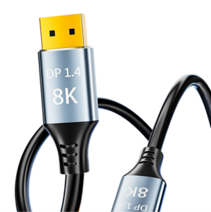 สายเคเบิล DP 1.4 8K ชายต่อชาย 32.4Gbps สาย DisplayPort แบบถัก 8K@60Hz 4K@144Hz 2K@240Hz HDR HDCP2.2 สำหรับจอภาพ โปรเจคเตอร์ ทีวี พีซี - Product Image 3