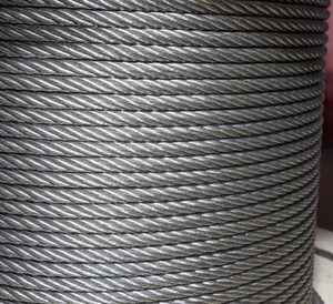 حبل من أسلاك الفولاذ المقاوم للصدأ 4VX48S + 5FC منخفض الكربون بسعر الجملة من المصنع - Product Image 2