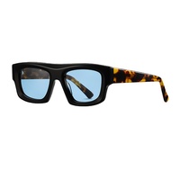 Lunettes de soleil Kenbo Classic Acetate Square Frame, polarisées UV400, style rétro, pour hommes et femmes, personnalisables