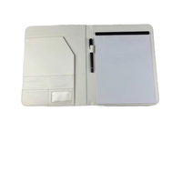 Porte-documents en cuir PU PVC A4 avec logo personnalisé en relief, impression UV