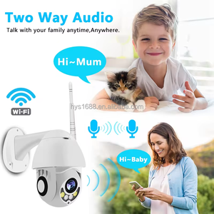 Tự động theo dõi 5x Zoom Ngoài Trời Có dây/không dây PTZ mini <span class=keywords><strong>ip</strong></span> <span class=keywords><strong>camera</strong></span> với tầm nhìn ban đêm con người phát hiện CCTV <span class=keywords><strong>Camera</strong></span> giám sát icsee - Product Image 4