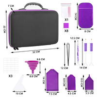Sac de rangement pour peinture diamant en gros, accessoires multifonctionnels, boîte de rangement pour peinture diamant, ensemble de 60 bouteilles