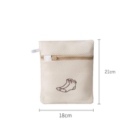 Pochettes de lavage réutilisables brodées, sacs de lavage en maille pour lingerie délicate, pour le lavage en machine des sous-vêtements