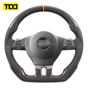 Volante Deportivo de Fibra de Carbono TDD Premium Upgrade, Compatible con Volkswagen Golf CC 8 GTI MK8 Tiguan L Passat Tiguan GTI R GTE GTS - Product Image 1