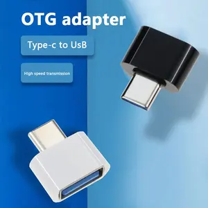 ממיר זכר לנקבה מסוג C ל-USB OTG עבור כונן הבזק עכבר סוג-C זכר ל-USB נקבה פונקציית OTG