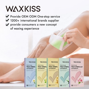 Marque privée nouvel emballage bandes de <span class=keywords><strong>cire</strong></span> dépilatoire épilation papier d'épilateur non tissé bande de <span class=keywords><strong>cire</strong></span> <span class=keywords><strong>froide</strong></span> - Product Image 6