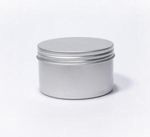 Bán Buôn 8Oz 6Oz 5Oz 3Oz Mini Dễ Thương Vòng Vuông Đen Bạc Lon Nhôm Cho Nến Với Screwed Bìa - Product Image 5