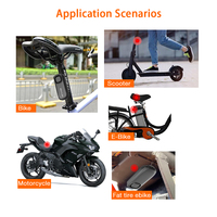 Laute 113dB Kabellose Diebstahlwarnanlage mit Fernbedienung für E-Bike/Motorrad/Van/Fahrrad, Alarmsensor IP65 Wasserdicht