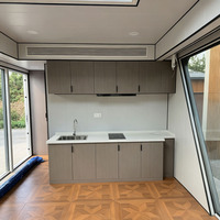 Maison capsule spatiale modulaire moderne, préfabriquée en acier, portable, étanche, pour hôtel, gîte, camping, bureau