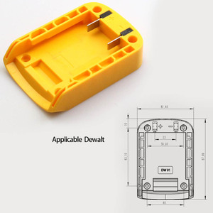 Adattatore convertitore fai-da-te rettangolare per testa di ricarica, compatibile con Makita e <span class=keywords><strong>WORX</strong></span>, per batteria al litio da 18V - Product Image 4