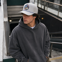 Gorra de Golf de 5 Paneles con Emblema de Goma, Logotipo Personalizado OEM, MOQ Bajo, Algodón Lavado, Cierre de Velcro, Ligera, Deportiva, para Hombre y Mujer