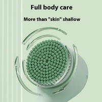 Éponge corporelle entièrement automatique 5-en-1, imperméable, électrique, en plastique/PVA, exfoliante, entièrement naturelle, avec long manche, design tendance pour la maison