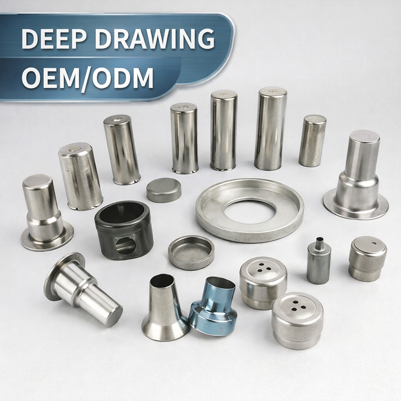 Professional Factory Custom Processing Of High-quality Small Hardware Stainless Steel Aluminum Deep Drawing Parts Services.