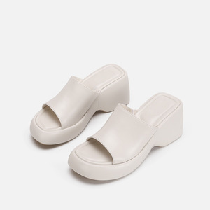 Nouvelles sandales d'été compensées à bout ouvert pour femmes, grandes tailles, personnalisables, vente en gros 2024 - Product Image 6
