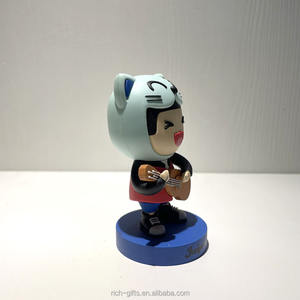 Quantité minimale de commande 100pc Anime jouets Silicone décoration de bureau personnalisé poupée boîte aveugle cadeau promotionnel 3D dessin animé figurine - Product Image 4