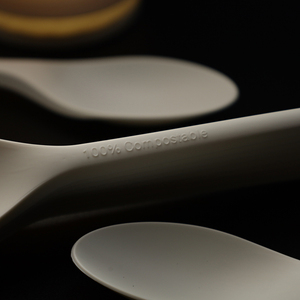 Cuillères longues jetables compostables en CPLA, cuillères en plastique biodégradable CPLA pour thé au lait, desserts à emporter - Product Image 6