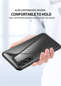 กระจกนิรภัยป้องกันกลับสําหรับSamsung A10E A10S A11 <span class=keywords><strong>M11</strong></span> A12 A13 A14 A15 A20E A30 A20Sคาร์บอนไฟเบอร์ - Product Image 2