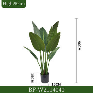 批发现代绿色人工槟榔棕榈树植物室内外花园装饰植物在线销售 - Product Image 3