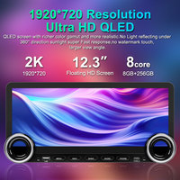 8G 256G haut de gamme Android 13 12.3 pouces double boutons voiture lecteur Android 7862 pour Toyota Rush DAIHATSU TERIOS radio multimédia