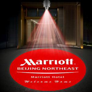 Logo proiettore uso HD LED lente Gobo pezzi modello personalizzato lente Gobo monocolore - Product Image 5