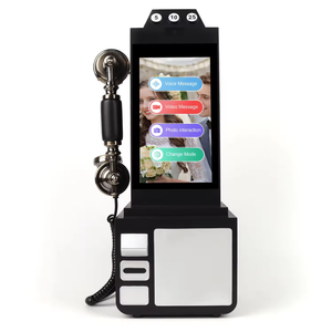 Téléphone de livre d'or vidéo rétro blanc 8'' à écran tactile 64 Go pour événements de mariage - Product Image 6