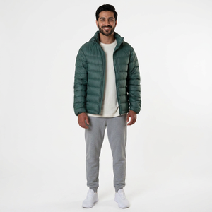 Veste d'hiver matelassée pour homme, coupe classique, haute qualité, tissu en toile respirant, séchage rapide, garnissage polyester/coton - Product Image 1