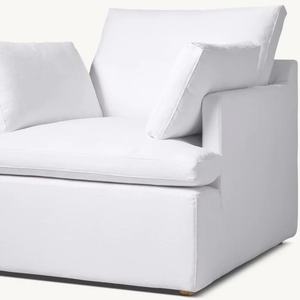 Fauteuils élégants blancs de meubles de salon confortables solides d'intérieur atmosphérique haut de gamme - Product Image 3