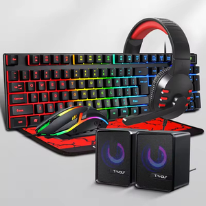 Combo de Teclado, Ratón, Altavoz, Auriculares y Alfombrilla para Ratón, Paquete de Regalo con Teclado con Luz RGB para Computadora Portátil, PC y Escritorio - Product Image 3