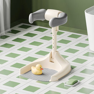 Support de bain pliable pour bébé, hauteur réglable, antidérapant, pour nourrissons et tout-petits, support de douche portable avec conception pour le lavage des fesses - Product Image 1