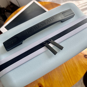 Valise de maquillage portable bleu clair de 14 pouces personnalisée en usine, étui de voyage OEM ODM, <span class=keywords><strong>bagage</strong></span> cabine portable - Product Image 2